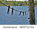 Clothespin On A Clothesline...