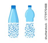 micro plastic pollution concept.... | Shutterstock .eps vector #1775970488