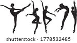 ballet posture  digital line... | Shutterstock .eps vector #1778532485