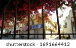 tunisian cityscape with... | Shutterstock . vector #1691664412