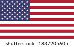 usa flag united states of... | Shutterstock .eps vector #1837205605