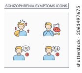 Schizophrenia Symptoms Color...