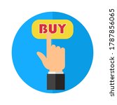 buy button icon  vector... | Shutterstock .eps vector #1787856065