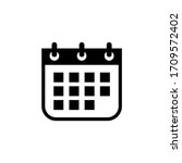 schedule icon. calendar  time... | Shutterstock .eps vector #1709572402