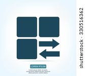 infographic styled vector  cube ... | Shutterstock .eps vector #330516362