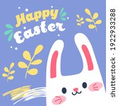 colorful happy easter greeting... | Shutterstock .eps vector #1922933288