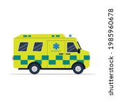 ambulance car isolated on... | Shutterstock .eps vector #1985960678