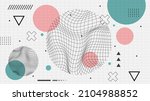 flat abstract glitched... | Shutterstock .eps vector #2104988852