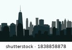 new york city skyline vector ... | Shutterstock .eps vector #1838858878