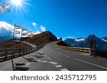 Grossglockner mountain road wonderful morning