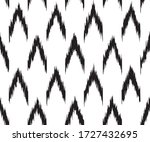 black modern ikat style pattern.... | Shutterstock .eps vector #1727432695