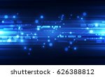 abstract technology concept.... | Shutterstock .eps vector #626388812