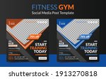 creative fitness gym social... | Shutterstock .eps vector #1913270818