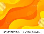 yellow and orange modern... | Shutterstock .eps vector #1995163688