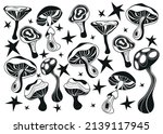 mushroom set of vector... | Shutterstock .eps vector #2139117945