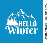 hello winter  winter couple... | Shutterstock .eps vector #2035846292