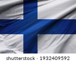 republic of finland flag... | Shutterstock . vector #1932409592
