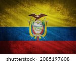 Ecuador flag render. Perfect for printing on T-shirts, posters, wall murals, wall murals, mugs, glasses, sun loungers, banners, roll-ups, exhibition walls and any other printing materials.