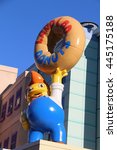 Small photo of Los Angeles, California, USA - November 22, 2015: Lard Lad Donuts is Springfield's favorite purveyor of sweet treats at Universal Studios Hollywood.