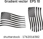 usa flag  gradient illustration ... | Shutterstock .eps vector #1762016582