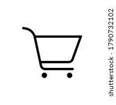 cart icon symbol. shopping cart ... | Shutterstock .eps vector #1790732102
