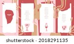 design menu of drinks  cocktail ... | Shutterstock .eps vector #2018291135