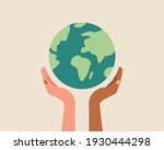 different race hands holding... | Shutterstock .eps vector #1930444298