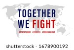 together we fight  the... | Shutterstock .eps vector #1678900192