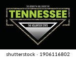 Tennessee.Vintage and typography design in vector illustration.Clothing,t-shirt,apparel and other uses.Eps10