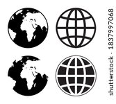 collection of globe icon symbol ... | Shutterstock .eps vector #1837997068