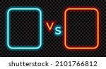 versus neon sign. neon symbol.... | Shutterstock .eps vector #2101766812
