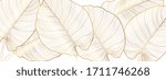 luxury gold nature background... | Shutterstock .eps vector #1711746268