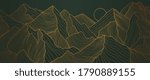 landscape wallpaper design with ... | Shutterstock .eps vector #1790889155