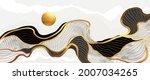 wave and sun abstract art... | Shutterstock .eps vector #2007034265