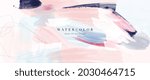 watercolor abstract art... | Shutterstock .eps vector #2030464715