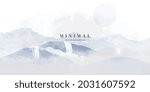 mountain abstract art... | Shutterstock .eps vector #2031607592