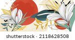luxury floral and botanical in... | Shutterstock .eps vector #2118628508