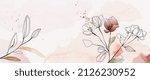 floral hand drawn background.... | Shutterstock .eps vector #2126230952