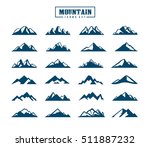 mountain icons set | Shutterstock .eps vector #511887232