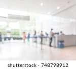 Business office building lobby blur background of bank reception hall customer or patient counter service and cashier desk inside blurry hospital, office or hotel waiting hall