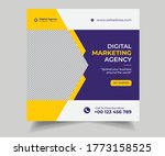 digital marketing social media... | Shutterstock .eps vector #1773158525