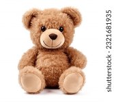 Cute teddy bear isolated on...