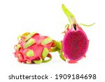 Half Cut And Whole Dragon Fruit ...