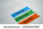 practice. practice. practice... | Shutterstock . vector #2084044585