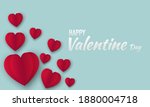 love invitation card valentine... | Shutterstock .eps vector #1880004718