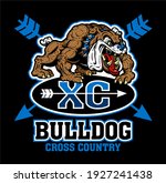 bulldog cross country team... | Shutterstock .eps vector #1927241438