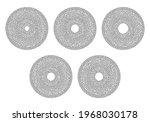 complicated round circle... | Shutterstock .eps vector #1968030178