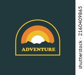adventure badge vintage vector... | Shutterstock .eps vector #2160409865