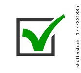 green check mark icon for... | Shutterstock .eps vector #1777331885