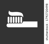 toothbrush icon. teeth brush... | Shutterstock .eps vector #1792720498